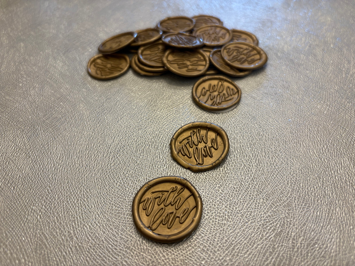 Wax seal- “with love”