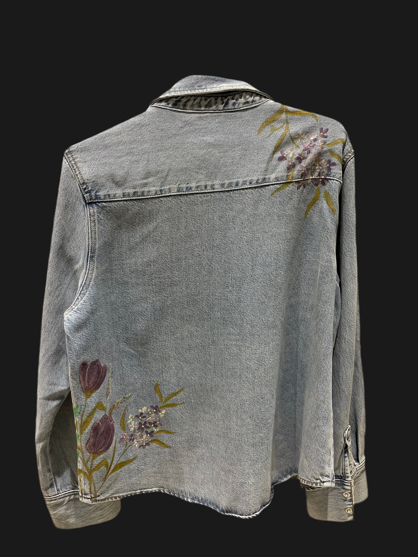 Painted Denim Shirt / Jacket