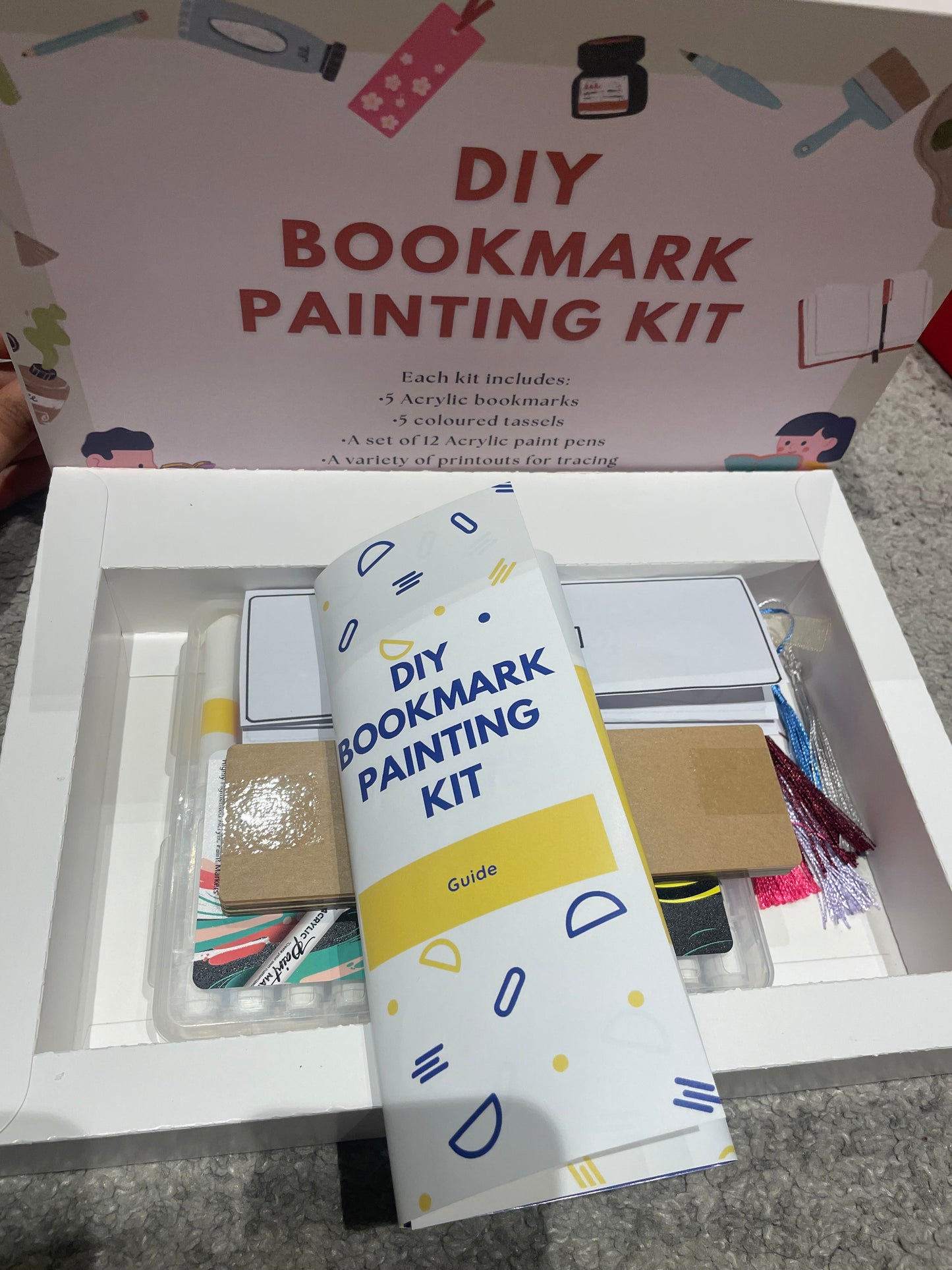 DIY Bookmark Painting Kit