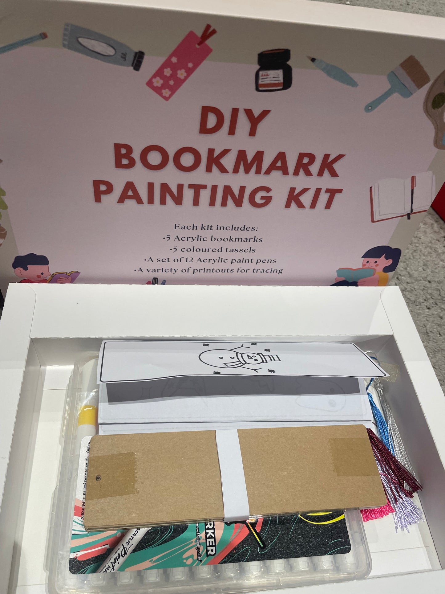 DIY Bookmark Painting Kit
