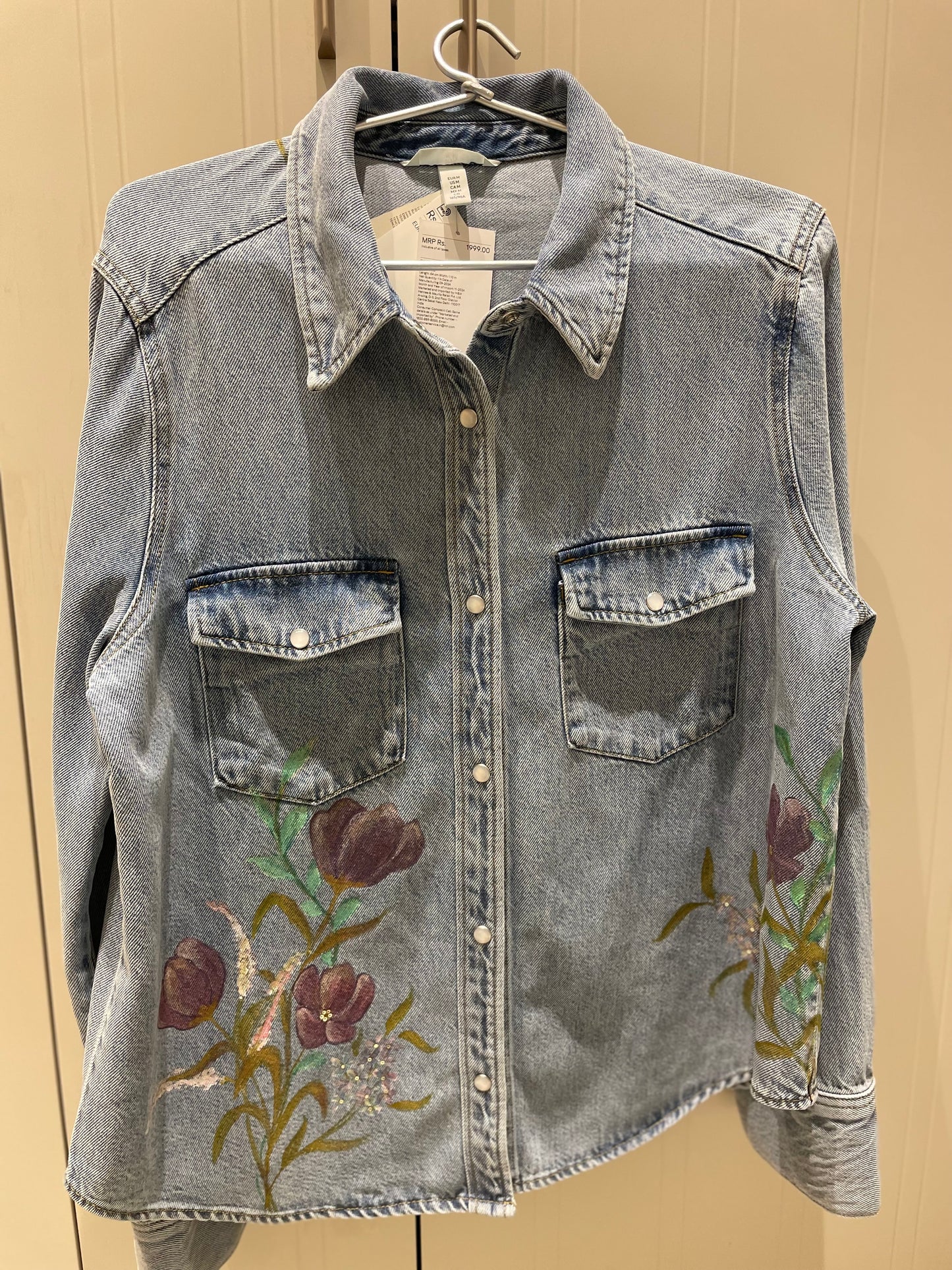 Painted Denim Shirt / Jacket