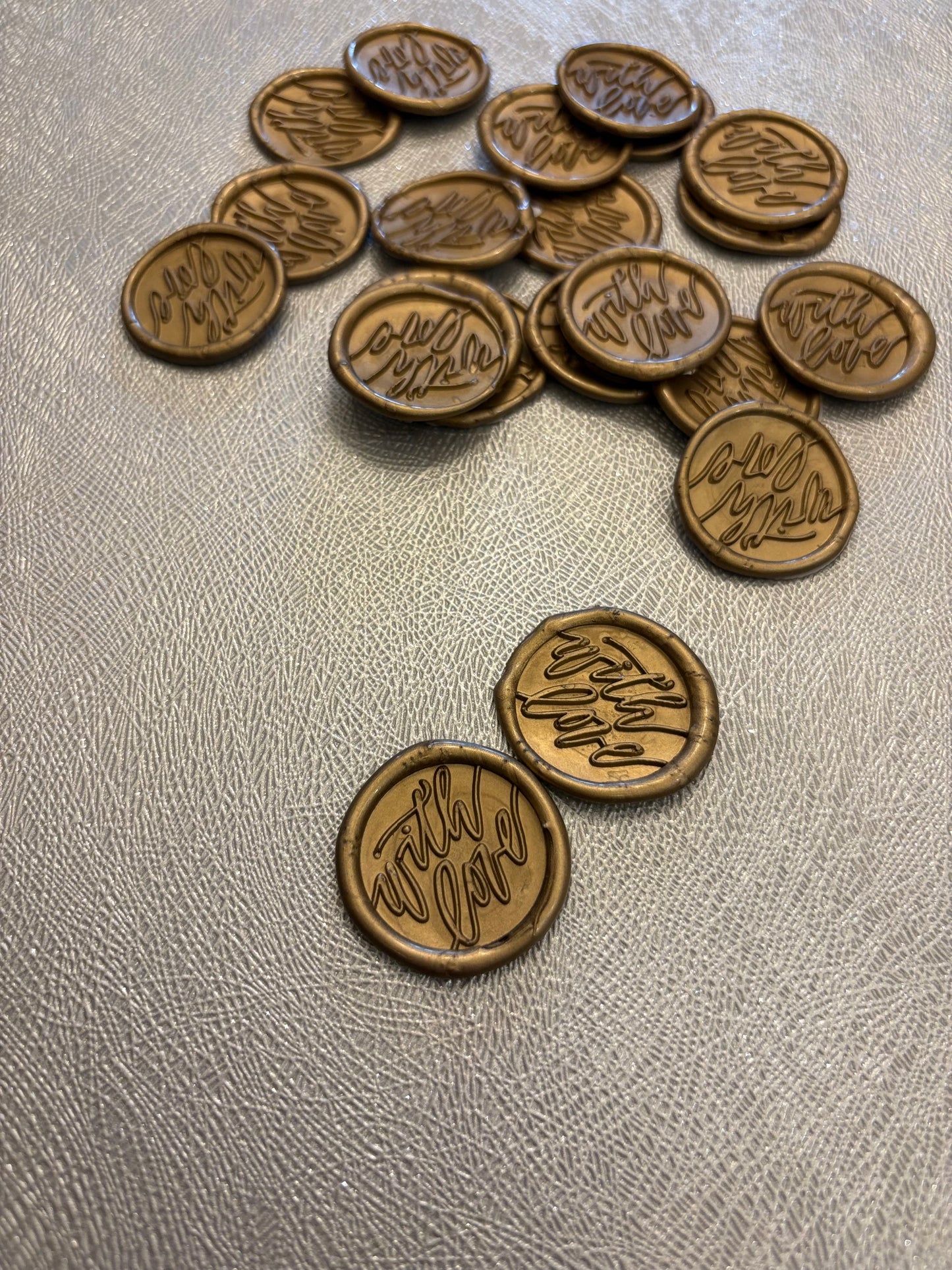 Wax seal- “with love”
