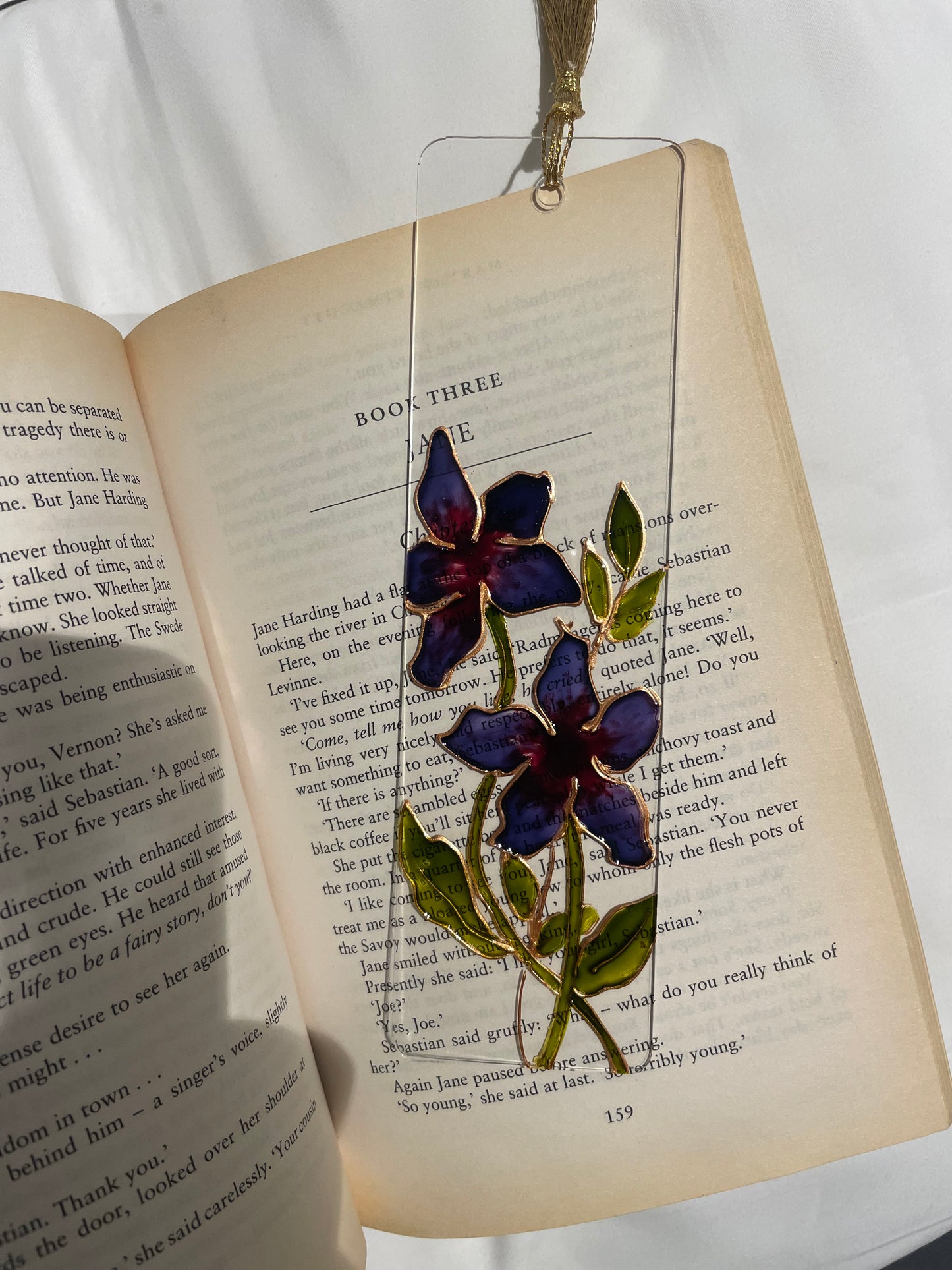 Floral bookmark