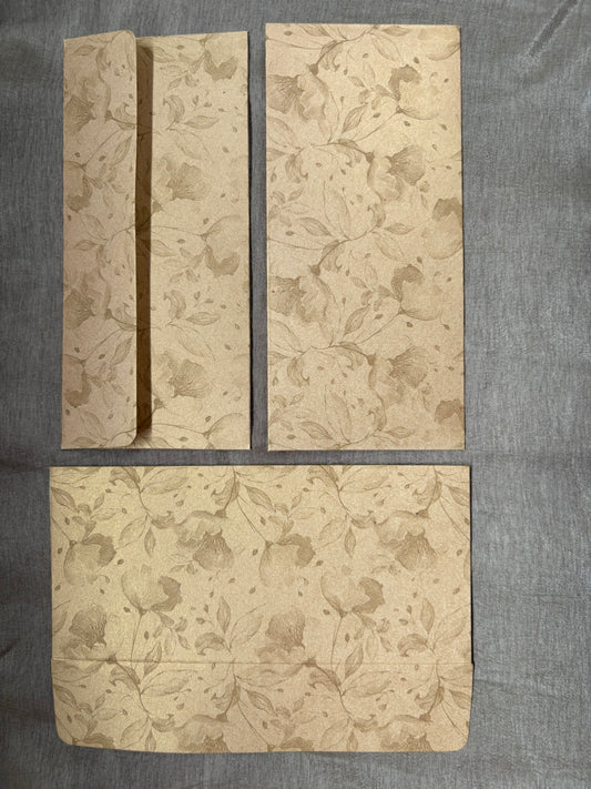 Money envelope- floral (set of 10)