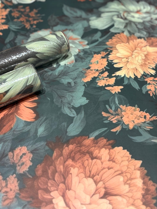 Premium wrapping paper- dark green (set of 5)
