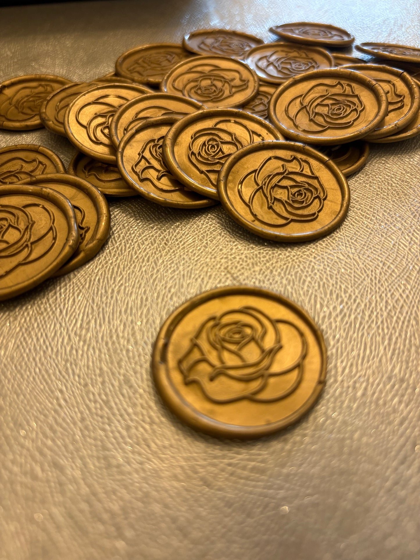 Wax seals- rose