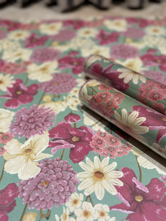 Premium wrapping paper- pink (set of 5)