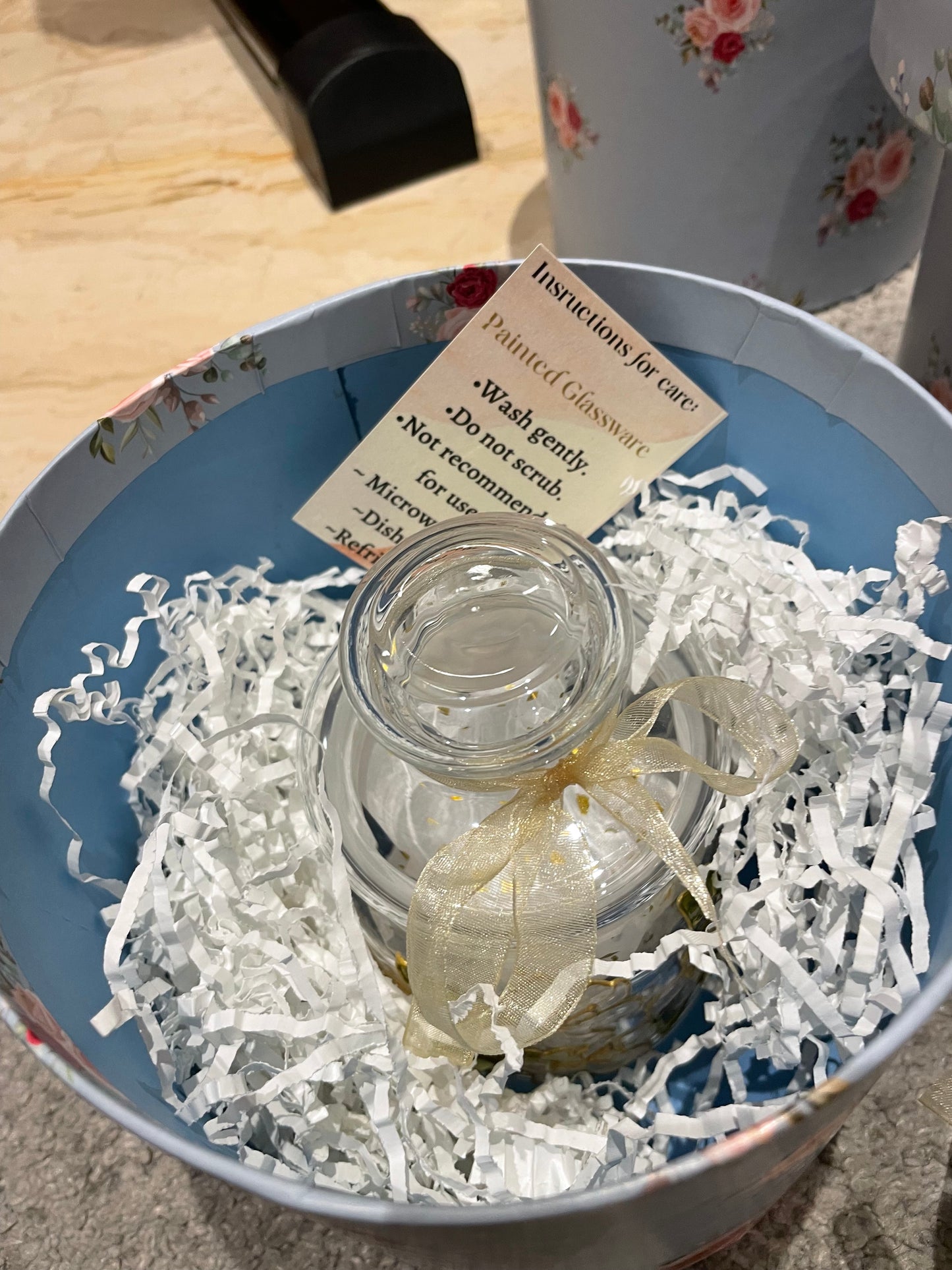 Gift box with 500ml glass jar