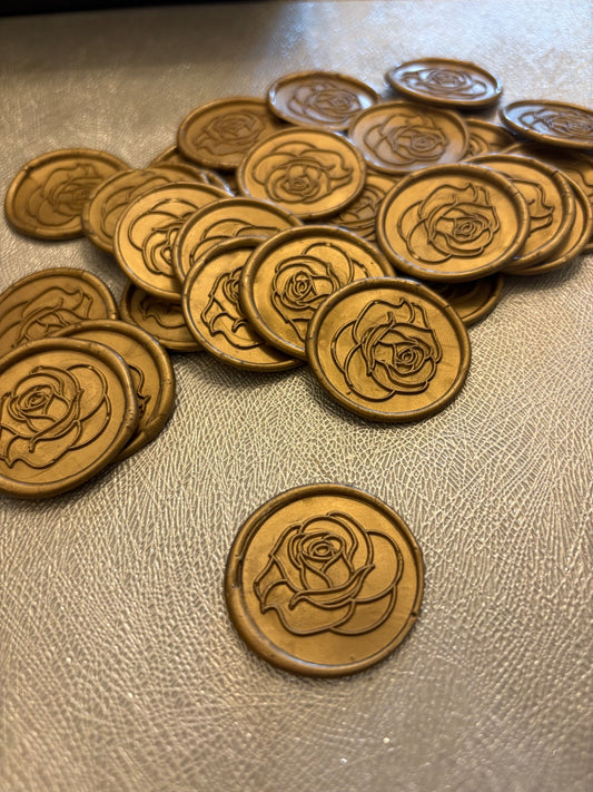 Wax seals- rose