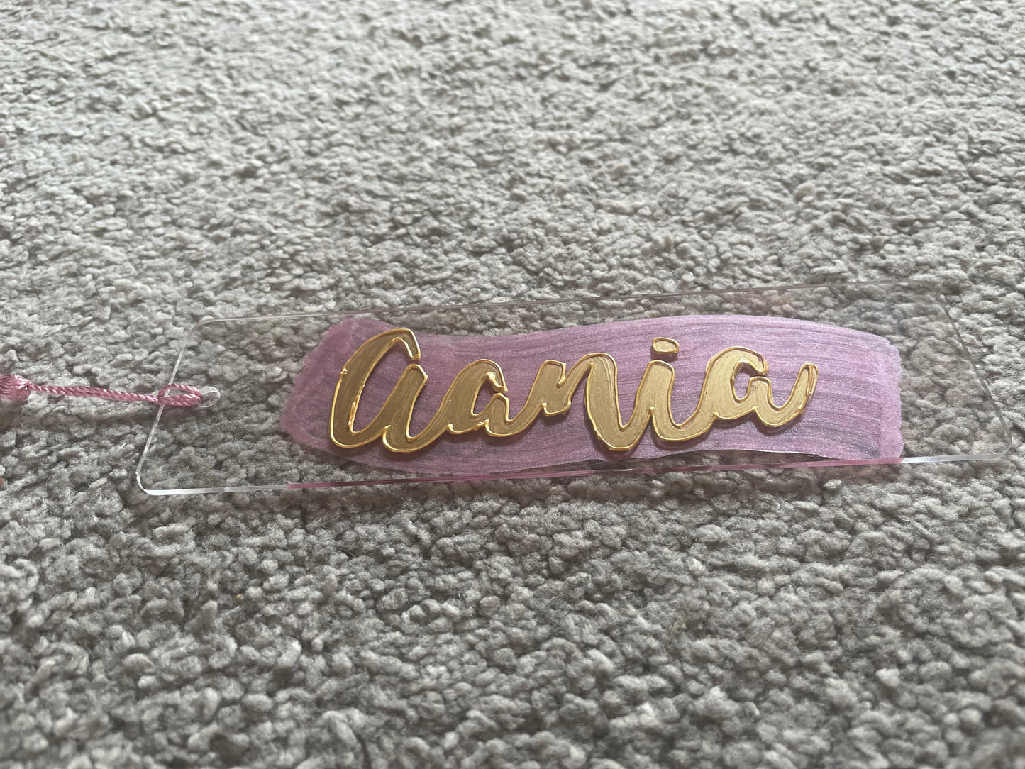 Customised Name bookmark