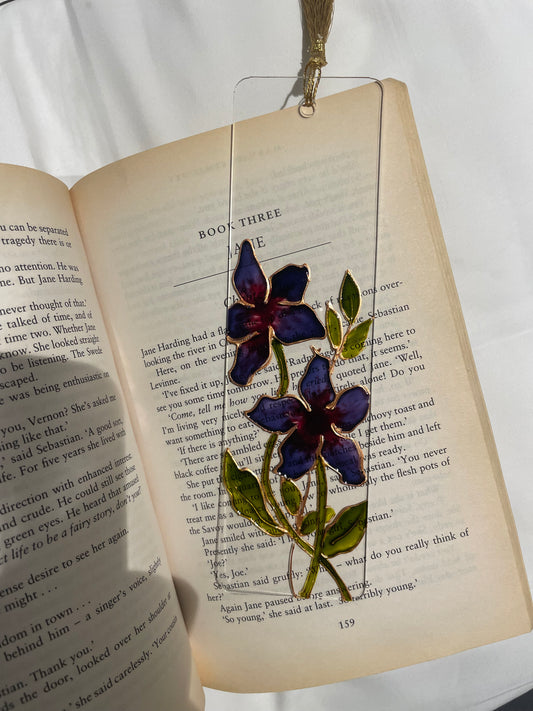 Floral bookmark